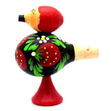 Strawberry Wooden Bird Whistles