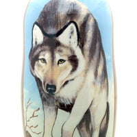 Gray Wolf Nesting Doll Set 7" Tall